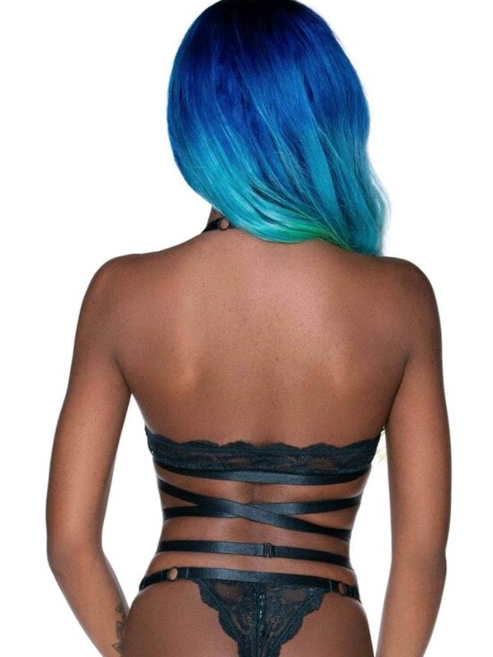 NWT Killstar - She's Deadly Bra & Panty SET - size LARGE, Emerald Green - Picture 2 of 4